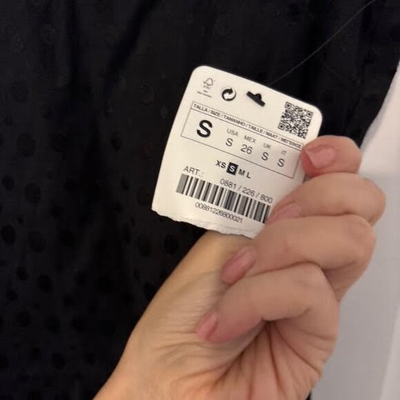 NWT Zara TRF Sleeveless Lace Dress - Picture 4 of 5